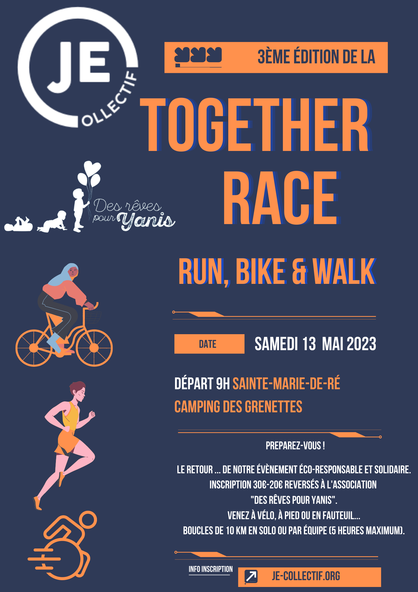 Affiche Together race 3 VFF affiche together race